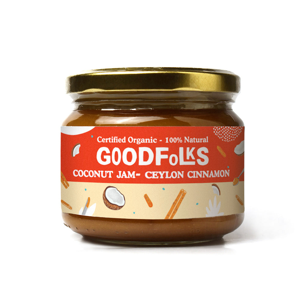 Goodfolks All Natural Coconut Spread Ceylon Cinnamon 330g