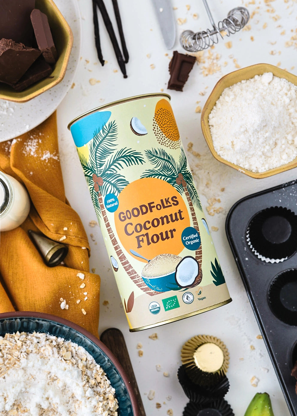 Organic Coconut Flour 400g from Goodfolks